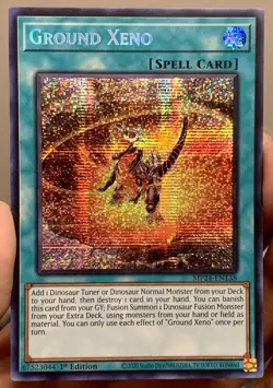 Yugioh Ground Xeno MP24-EN138 Prismatic Secret Rare 1st Ed NM w/Tracking - Image 1