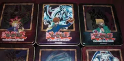 YUGIOH 2003 LOT OF 6 VINTAGE EMPTY COLLECTOR'S TINS-BLUE EYES YUGI DARK MAGICIAN - Image 10