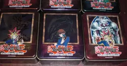 YUGIOH 2003 LOT OF 6 VINTAGE EMPTY COLLECTOR'S TINS-BLUE EYES YUGI DARK MAGICIAN - Image 11