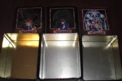 YUGIOH 2003 LOT OF 6 VINTAGE EMPTY COLLECTOR'S TINS-BLUE EYES YUGI DARK MAGICIAN - Image 15