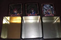 YUGIOH 2003 LOT OF 6 VINTAGE EMPTY COLLECTOR'S TINS-BLUE EYES YUGI DARK MAGICIAN - Image 16