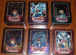 YUGIOH 2003 LOT OF 6 VINTAGE EMPTY COLLECTOR'S TINS-BLUE EYES YUGI DARK MAGICIAN - Image 17