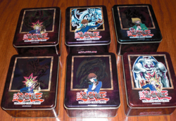 YUGIOH 2003 LOT OF 6 VINTAGE EMPTY COLLECTOR'S TINS-BLUE EYES YUGI DARK MAGICIAN - Image 20