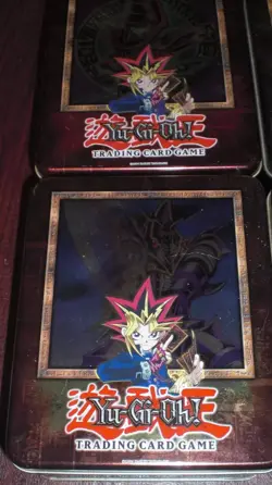 YUGIOH 2003 LOT OF 6 VINTAGE EMPTY COLLECTOR'S TINS-BLUE EYES YUGI DARK MAGICIAN - Image 7