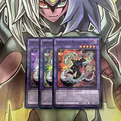 BOSH-EN093 x3 Chimeratech Rampage Dragon Super Rare Excellent Condition Yugioh - Image 1