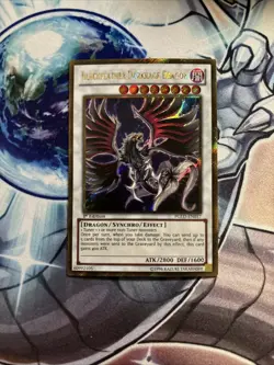 (STH) Blackfeather Darkrage Dragon PGLD-EN017 Gold Secret 1st Ed VLP Yu-Gi-Oh - Image 1