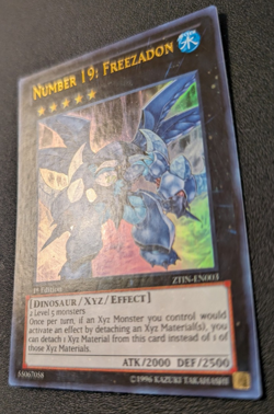 Number 19: Freezadon ZTIN-EN003 Ultra Rare 1st Edition Yugioh VLP - Image 5