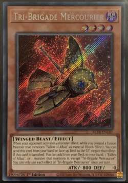 Yugioh! - Tri-Brigade Mercourier - BLTR-EN107 - Secret Rare  - 1st Ed - NM/M - Image 2