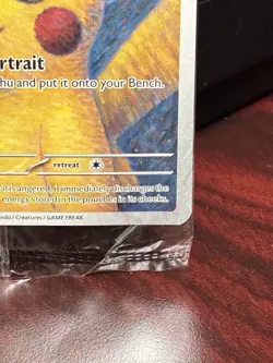Pikachu With Grey Felt Hat 085 Promo Pokemon Van Gogh Card Sealed In Package - Image 5