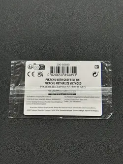 Pikachu With Grey Felt Hat 085 Promo Pokemon Van Gogh Card Sealed In Package - Image 2