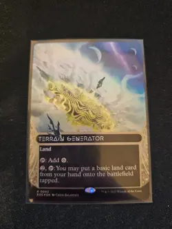 Terrain Generator Borderless FOIL (0043) MTG EoS Nm/M *ON HAND* - Image 1