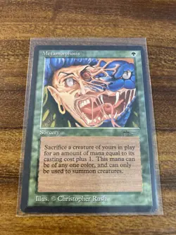 MTGâœ¨METAMORPHOSISâœ¨Arabian Nights NM Common SORCERY 1993 Christopher Rush Artwork - Image 5