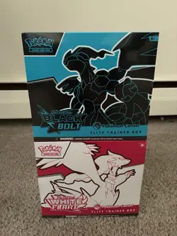 Pokemon Center Black Bolt and White Flare ETB (Both Sets SEALED) - Image 1