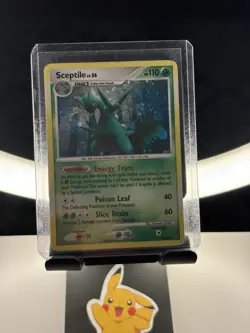 PokÃ©mon TCG Sceptile Holo Rare Card 10/100 Stormfront Near Mint Condition - Image 1