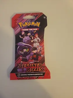 Pokemon Trading Card Game: Destined Rivals Sleeved Booster PACK Random ART X1 - Image 1