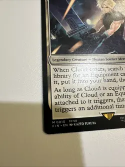 Cloud, Midgar Mercenary MTG Final Fantasy Regular Mythic 0010 (NM) - Image 5