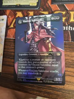 vincent valentine borderless foil mtg - Image 1