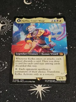 Kekfa, Court Mage 496, Final Fantasy, Extended Art REG, FIC MTG TCG - Image 1