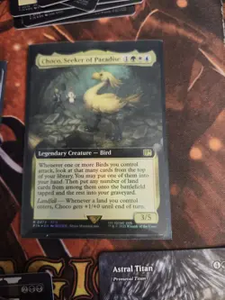Choco, Seeker of Paradise (Extended Art) Final Fantasy Foil Mtg Magic - Image 1