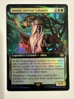 MTG Jenova, Ancient Calamity (Extended Art) Final Fantasy Foil - Image 1