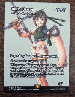 Magic the Gathering MTG Final Fantasy - Yuffie Kisaragi Showcase #0060 FFVII - Image 1