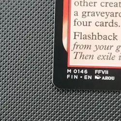 Nibelheim Aflame Final Fantasy Regular Magic MTG FIN 0146 FFVII  NM  pack fresh  - Image 5