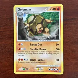 Golem 19/99 Non Holo Rare Arceus Pokemon Card - Image 1