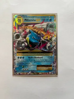 Mega Blastoise EX 22/108 XY Evolutions Ultra Holo Rare Card Pokemon TCG (HP) - Image 1