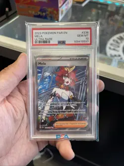 2023 PSA 10 Pokemon Paradox Rift Mela Full Art 236/182 card Gem Mint - Image 3