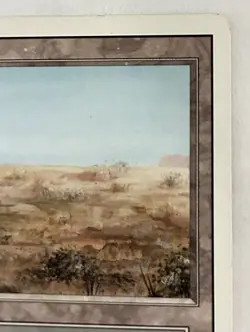 Magic the Gathering Scrubland Revised Edition Dual Land Rare Card - Image 3