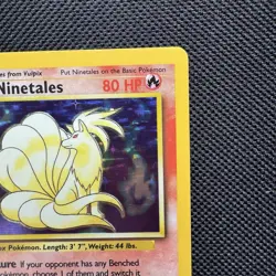 Ninetales - 12/102 - Pokemon Base Set Unlimited Holo Rare Card WOTC nm - Image 3