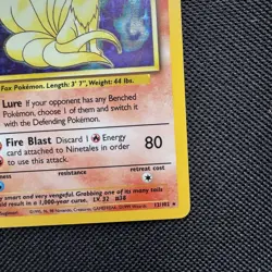 Ninetales - 12/102 - Pokemon Base Set Unlimited Holo Rare Card WOTC nm - Image 4
