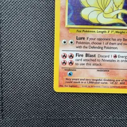 Ninetales - 12/102 - Pokemon Base Set Unlimited Holo Rare Card WOTC nm - Image 5