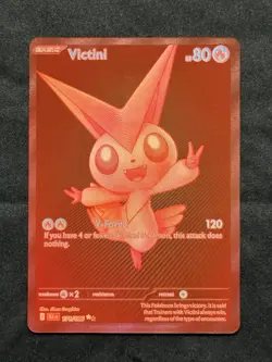 Red Victini Black Bolt 171/086 Pokemon Card English, Pack Fresh Near Mint - Image 1