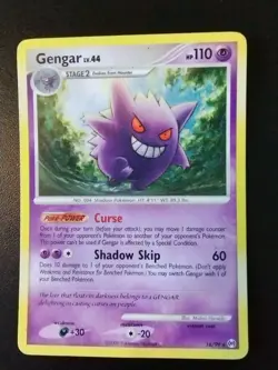 Pokémon Gengar TCG Arceus Card 16/99 Regular Rare HP Vintage - Image 1