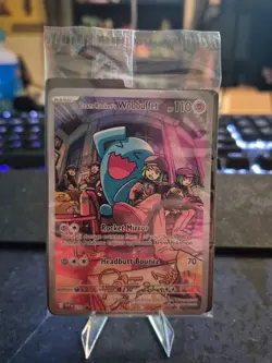 Pokemon Team Rocket's Wobbuffet 203 Sv: Scarlet & Violet Promo Card - Image 1