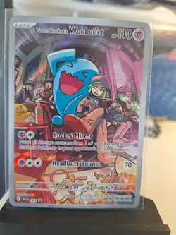Pokemon Team Rocket's Wobbuffet 203 Sv: Scarlet & Violet Promo Card - Image 1