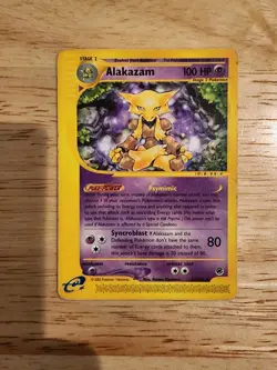 Alakazam 33/165 Non-Holo Rare Expedition Pokemon Card 2002 TCG - Image 2