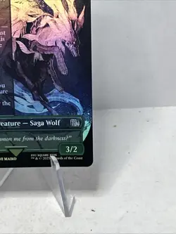 Final Fantasy MTG - Summon: Fenrir Borderless - U 0372 Foil Magic - Image 4