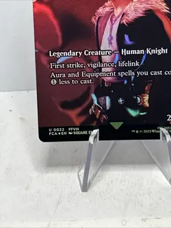 Squall Leonhart - 0022 - Magic: Final Fantasy MTG - Borderless - FOIL - Showcase - Image 5