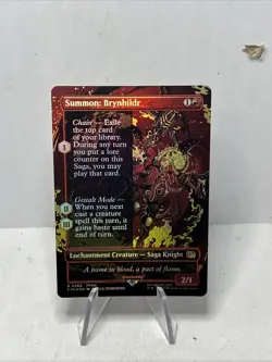Summon: Brynhildr (Borderless) FOIL - FINAL FANTASY (FIN) 0366 MTG - Image 1
