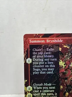 Summon: Brynhildr (Borderless) FOIL - FINAL FANTASY (FIN) 0366 MTG - Image 2