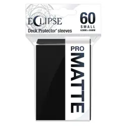 Eclipse Matte Small Card Sleeves: Jet Black (60) - Image 1