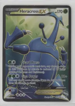 Full Art - Heracross EX Pokemon XY Furious Fists #105 2f4 - Image 1