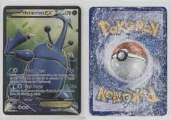 Full Art - Heracross EX Pokemon XY Furious Fists #105 2f4 - Image 3