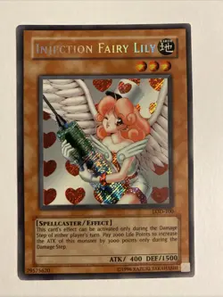 Yugioh Injection Fairy Lily #LOD-100 Secret Rare Unlimited - Image 1
