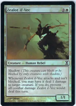 FOIL Zealot ilVec Time Spiral Common – MTG Magic the Gathering Card - Image 1