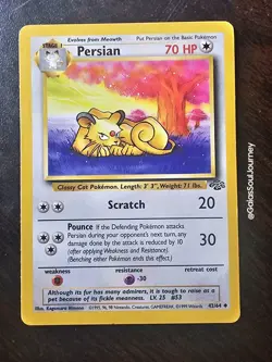 Vintage Pokémon Card Lot of 9 – Jungle Set – Primeape, Persian, Weepinbell - Image 10