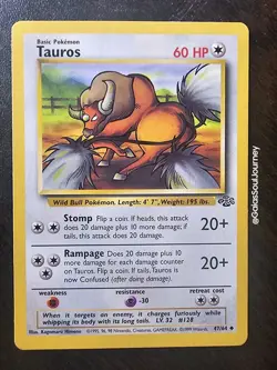 Vintage Pokémon Card Lot of 9 – Jungle Set – Primeape, Persian, Weepinbell - Image 11