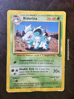 Vintage Pokémon Card Lot of 9 – Jungle Set – Primeape, Persian, Weepinbell - Image 8